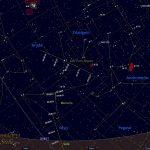 Una cometa (e Mercurio) nel cielo della sera