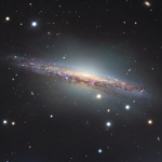 Un Primo Piano di NGC 1055