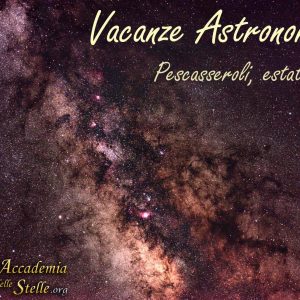 Il centro della Via Lattea fotografata a camera fissa da Stefano Gobbo durante le Vacanze Astronomiche dell'Accademia delle Stelle (luglio 2019)