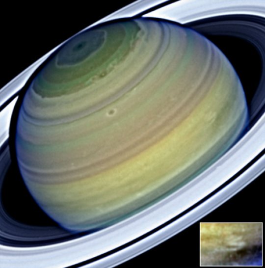 Tempeste su Saturno