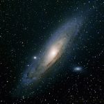 La Galassia di Andromeda, distante 2,5 milioni di anni luce. Foto di Paolo Colona.