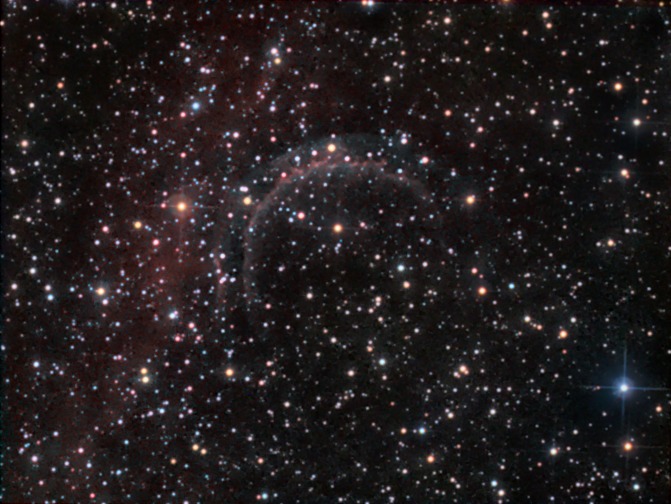 La Nebulosa Planetaria HDW 3 ripresa da Jim Shuder.