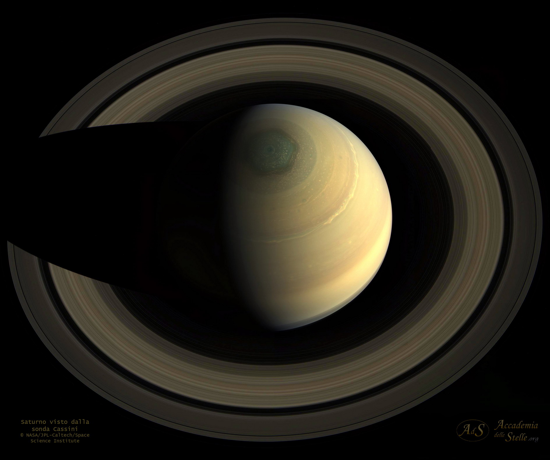 Saturno-esagono-anelli-Cassini