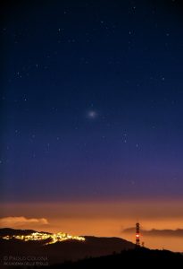 Il celebre Omega Centauri, ripreso da Roma dall'autore del corso