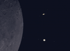 Giove-Saturno-Luna
