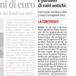 Articolo sul Corriere Adriatico