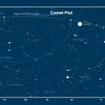 Mappa con la posizione della cometa C/2022 E3 (ZTF) tra gennaio e marzo 2023 [fonte Jim Hendrickson (@SkyscraperJim) via Twitter]
