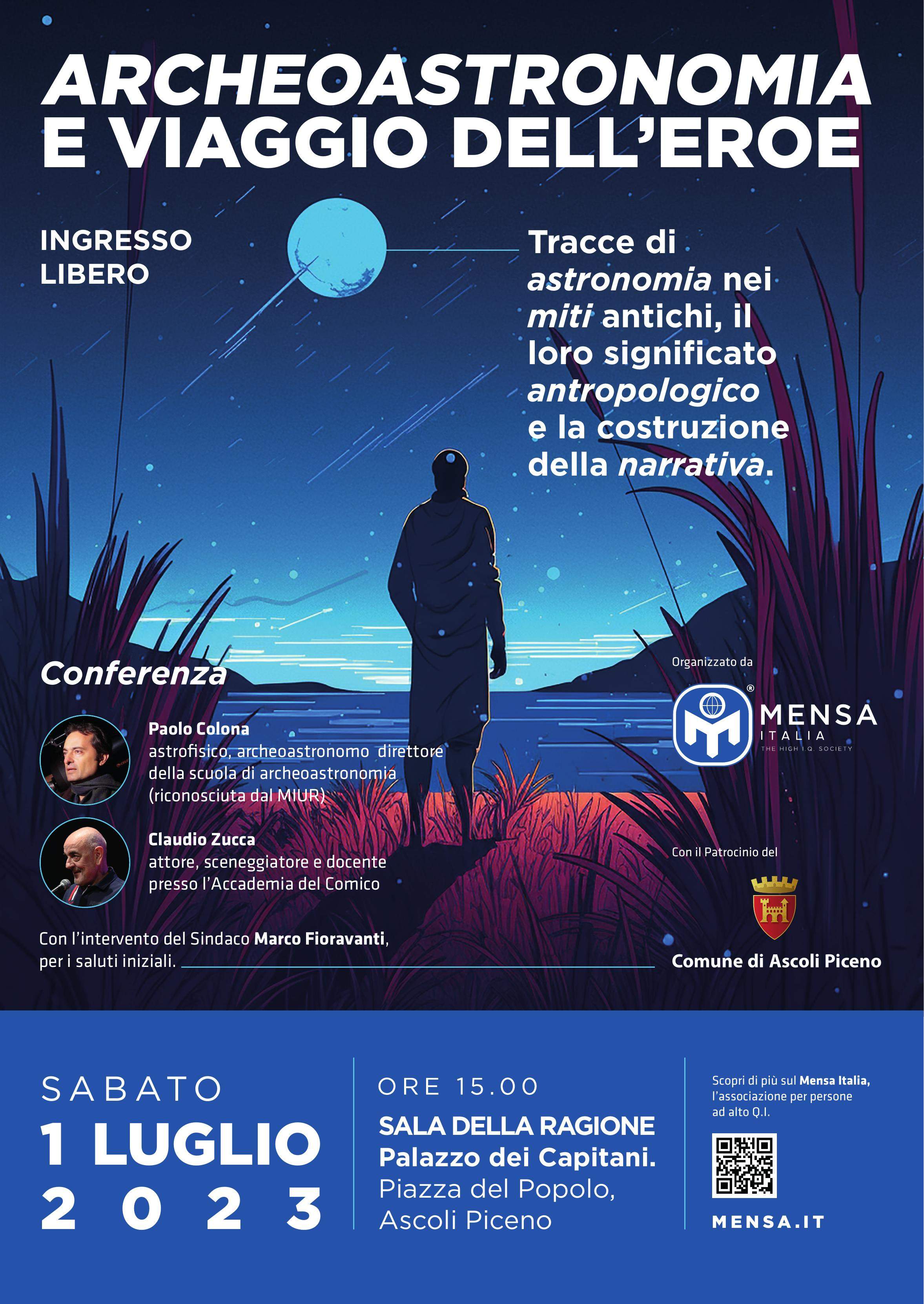 Conferenza su Miti e Astronomia per Mensa Italia