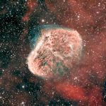 Molti telescopi e binocoli erano costantemente usati per osservare le meraviglie del cielo, ma tanti strumenti stavano anche silenziosamente riprendendo tali meraviglie con i loro sensori fotografici... Come in questo caso: la nebulosa Crescente nel Cigno ripresa da Alessio Scudiero.