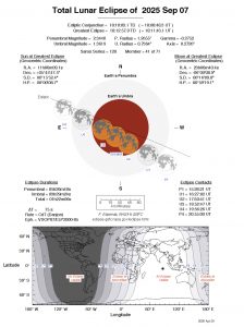 Circostanze e visibilità dell'eclissi di Luna del 7 settembre (fonte: NASA)